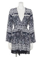 【ANAP】フリンジ付きトッパー/NVY