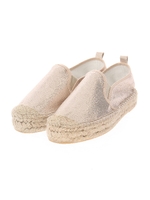 【AZUL by moussy】シャイニー厚底エスパドリーユ/GLD