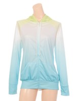 【BeachQueen】グラデーションパーカー/オレンジ