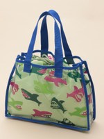 【OUTLET】シャークプリントプールBAG/カーキ