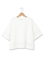 変形天竺レースプルオーバー/ネイビー(093)