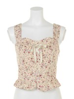 【F i.n.t】はしごレース使いビスチェ/BLUE