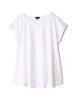 ショートスリーブフレアーカットソー/ホワイト(030)