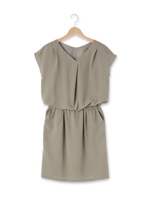 ドロストジョーゼットワンピース/ブラック(019)