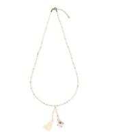 ビーズタッセルネックレス