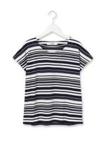 マルチボーダープルオーバー/ブルー(392)