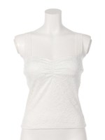 レースビスチェTOP/WHT