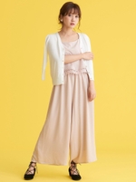 レース付キャミサロペット/アイボリー