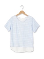 刺子ボーダー&タンク SET/オフホワイト(303)