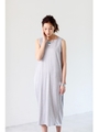 【AZUL by moussy】バックドレープタンクワンピース/CAM