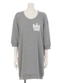 CROWN スウェット ワンピース/T.GRY