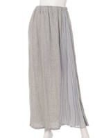 【DUO】 ラップ風カットロングSK/ブラック