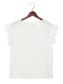 ★JCLW 袖フリル 肩落ち Tシャツ/White