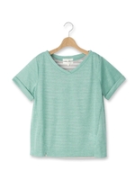 スラブプルオーバー+ボーダータンンクトップ/アイボリー(004)