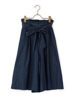 デニムワイドパンツ/ミディアムブルー