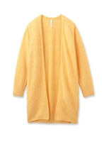 リネンヤーン二ットカーディガン/イエロー(032)