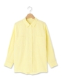 綿麻シャンブレーシャツ/レモンイエロー(031)