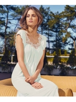 Coemi(コエミ) フレンチスリーブワンピナイティ/サックス(090)