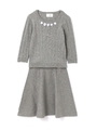 FLAIR KNIT SET UP/グレー(020)