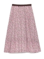 [Balcony and Bed]リバティファブリックスカート/PNK