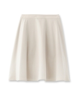 [L]ライトドライギャバスカート/ブラック(019)