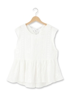 エスニック刺しゅうシャツ/ベビーピンク(071)