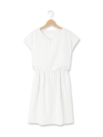 ドッキングフレアワンピース/ホワイト(301)