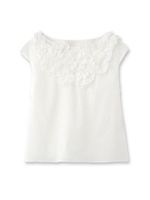 ボリュームフリルロ-ンシャツ/ホワイト(005)