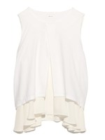 ランダムヘムレイヤードカットソー/WHT