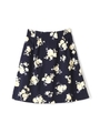 ヴィンテージフローラルスカート/ネイビー(120)