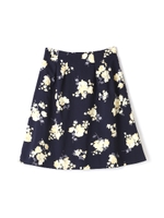 ヴィンテージフローラルスカート/ネイビー(120)