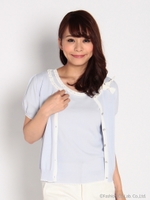 上品フリルレディアンサンブル/ショッキングピンク