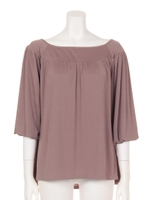 大人袖バルーンT/モカ