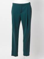 二重織バックリボンパンツ/グリーン