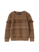 《HOLIDAY COLLECTION》MILKY LUSTLE BORDER KNIT/ブラウン(050)