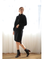 【AZULbymoussy】ボアZIPブルゾン/NVY