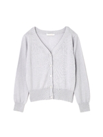 スモークビジューカーディガン/ピンク(090)