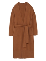 ベルト付カーディガン/NVY