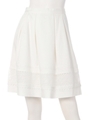 レース切替タックスカート/ホワイト