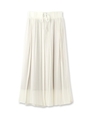 楊柳消しプリーツ風スカート/ナチュラル(050)