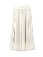 楊柳消しプリーツ風スカート/ナチュラル(050)