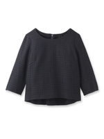 [L]ビッググレンチェックシャツ/ネイビー(293)