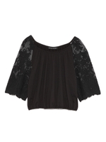 [Balcony and Bed]チュールレーストップス/MILK