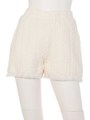 【ANAP】NETオリジナル ケーブル×フリンジショートパンツ【別売りSETUP】/アイボリー(003)