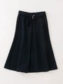 コンパクトダンボールベルト付きスカート/NAVY
