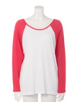 バッククロス ラグラン Tシャツ/NVY