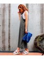 【anap mimpi】スウェットロングワンピース/BK
