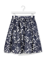 リーフフラワースカート/ライトブルー(091)