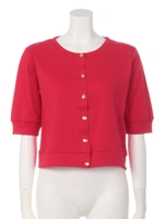 【F i.n.t】オリジナルスナップ釦カットソーカーディガン/CREAM