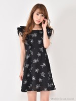 オパールフラワーワンピース/ピンク